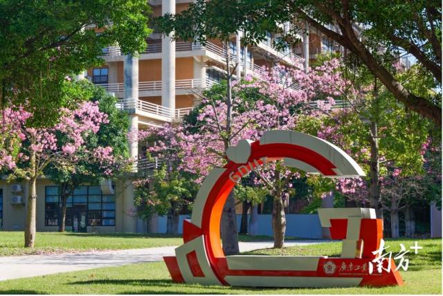 虎牙手机登录入口校园图景。受访者供图